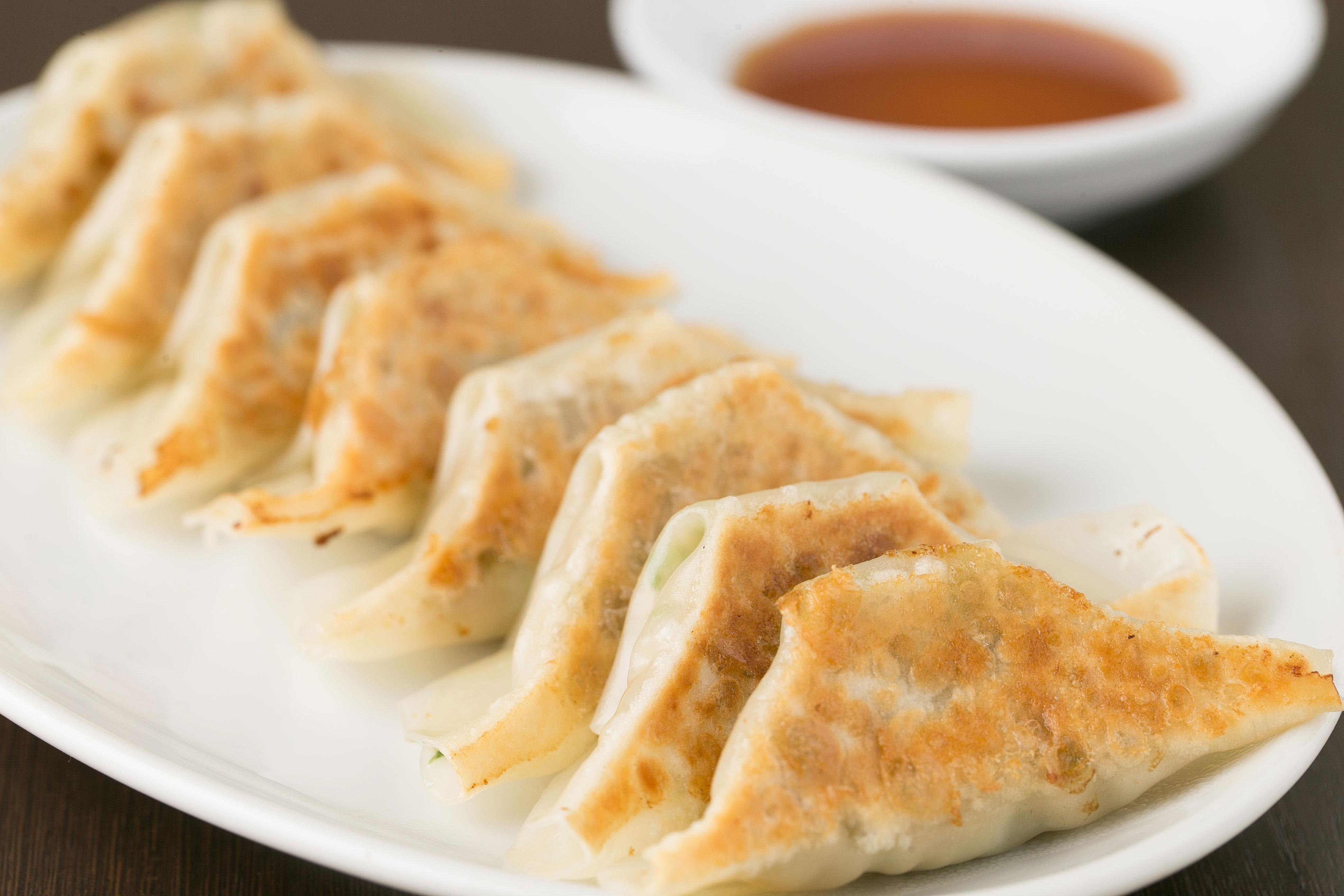 おいしそうな餃子の写真